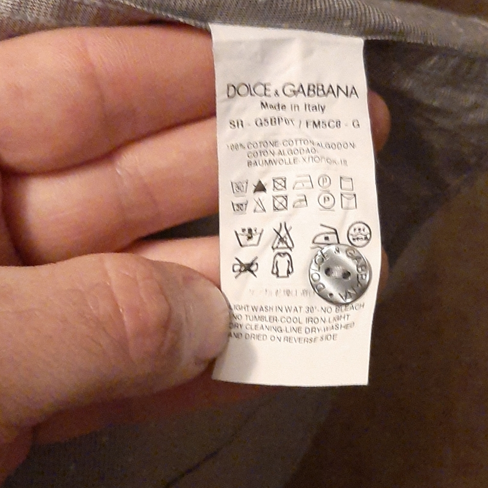 100% Authentic Dolce And Gabbana Button Down - image 7